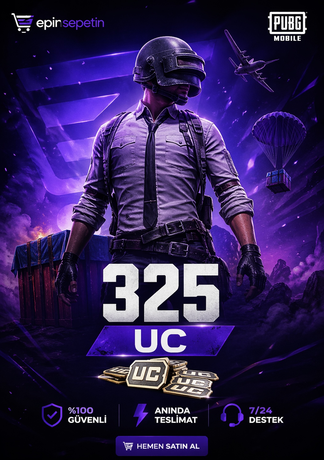 PUBG Mobile 325 UC Avantajlı Fırsat Paketi