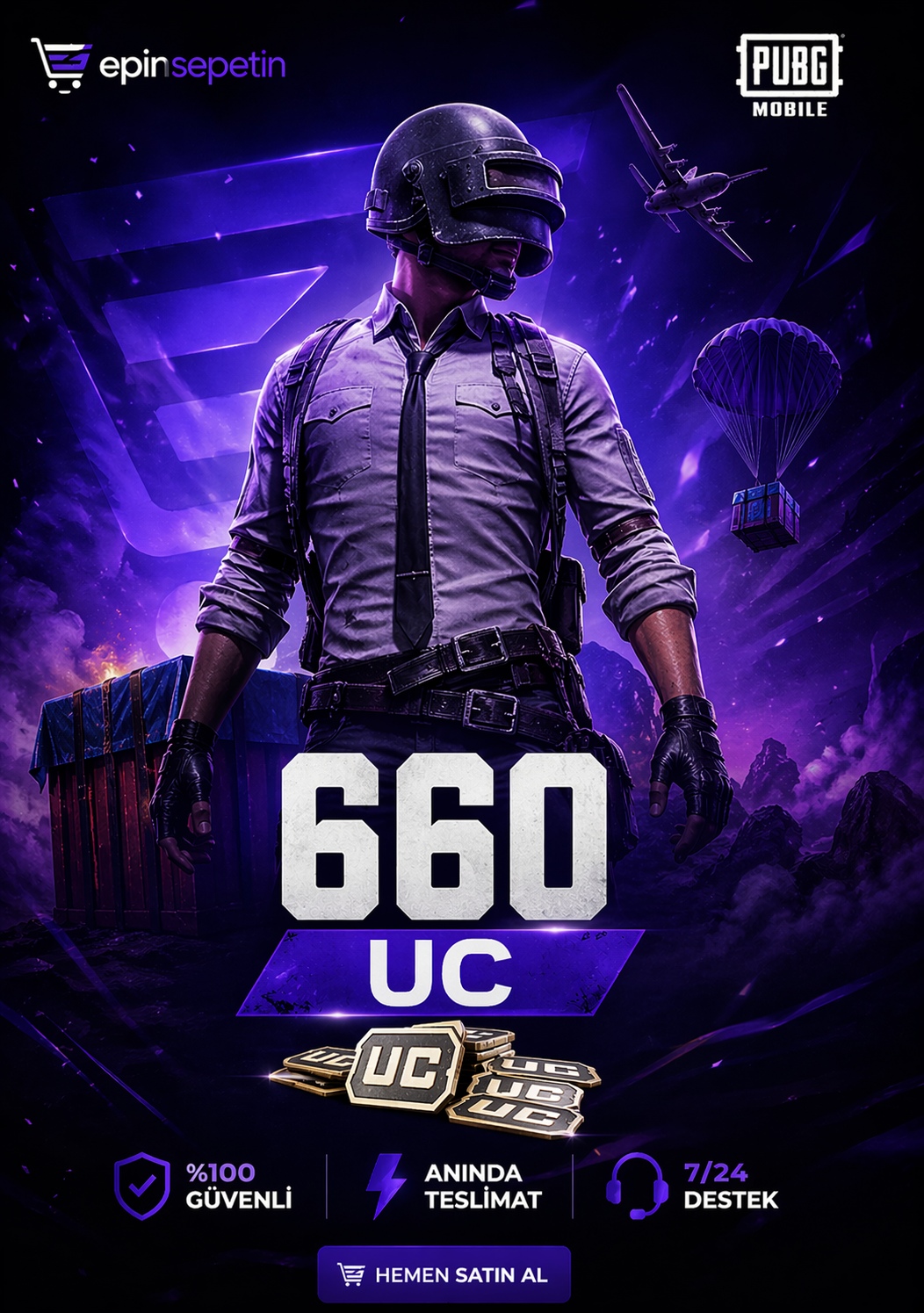 PUBG Mobile 660 UC Avantajlı Fırsat Paketi