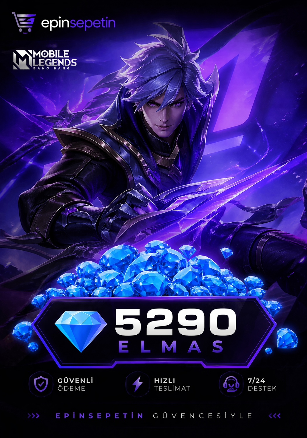 Mobile Legends Bang Bang 5290 Elmas Avantajlı Fırsat Paketi